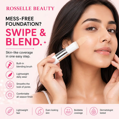 Korean 2-in-1 Color-Changing Foundation Stick