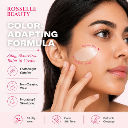 Korean 2-in-1 Color-Changing Foundation Stick