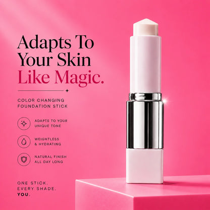 Korean 2-in-1 Color-Changing Foundation Stick