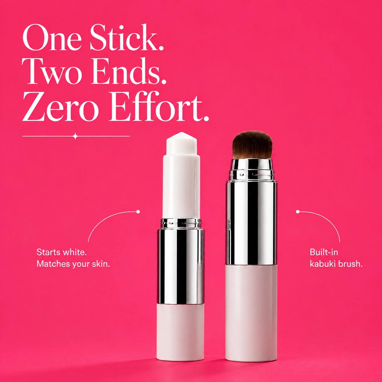 Korean 2-in-1 Color-Changing Foundation Stick