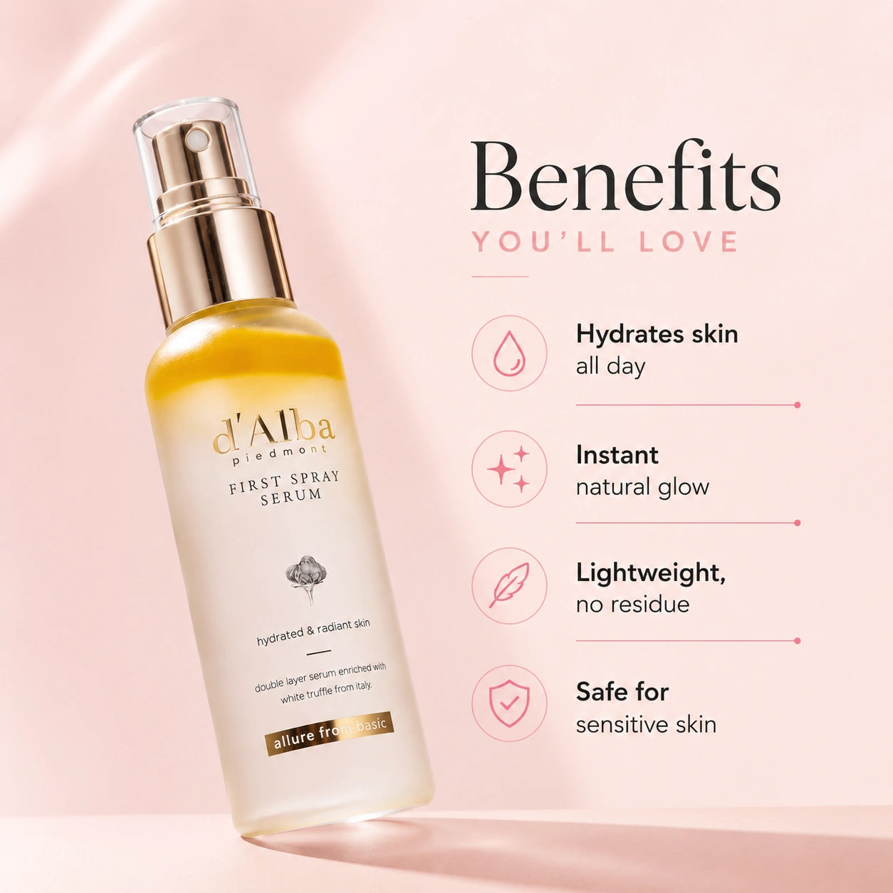 d'Alba White Truffle First Spray Serum